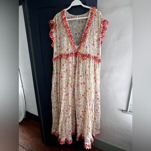Free People Floral Midi Dress